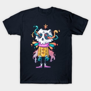 Monster skull creative cartoon T-Shirt